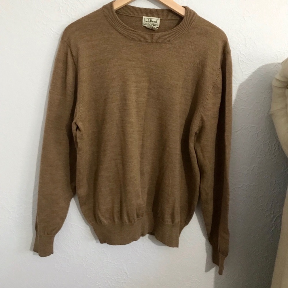 Ll bean sweater 100% merino wool men’s small